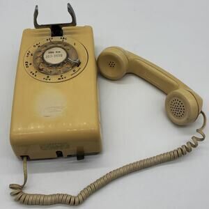 Vtg Bell Systems Rotary Dial Telephone Harvest Gold 1979 Corded Western Electric